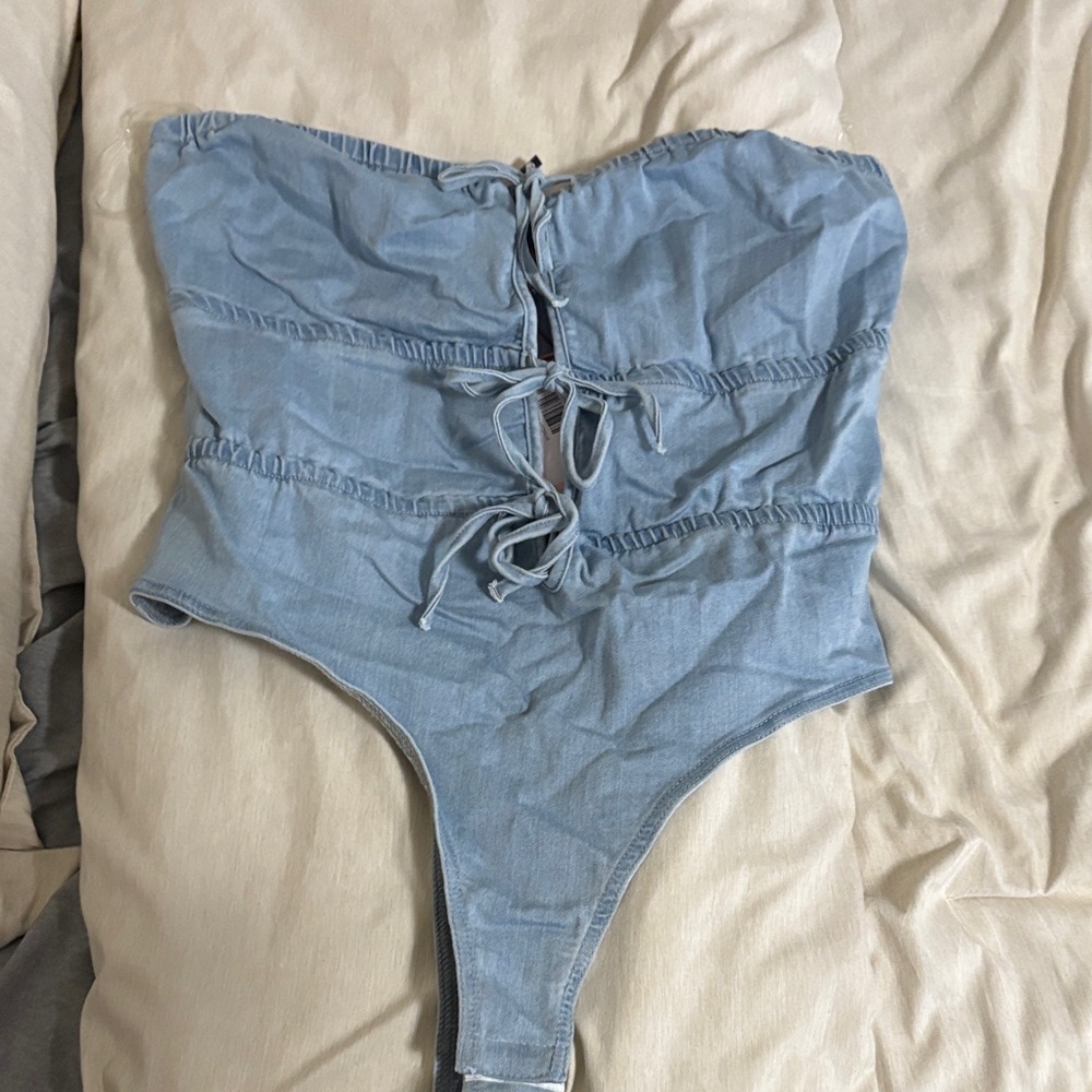 Denim Bodysuit